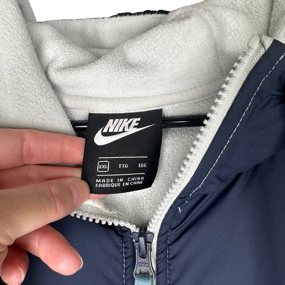 |EUC| NIKE Polar Full Zip Fleece Hooded Jacket - Picture 6 of 8